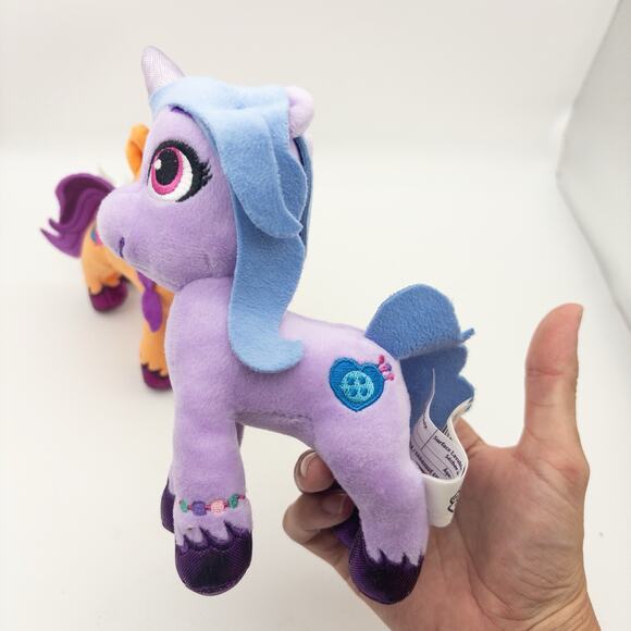 Lot Of 2 My Little Pony A New Generation 7” Sunny Starscout + Izzy Moonbow Plush - Picture 2 of 8